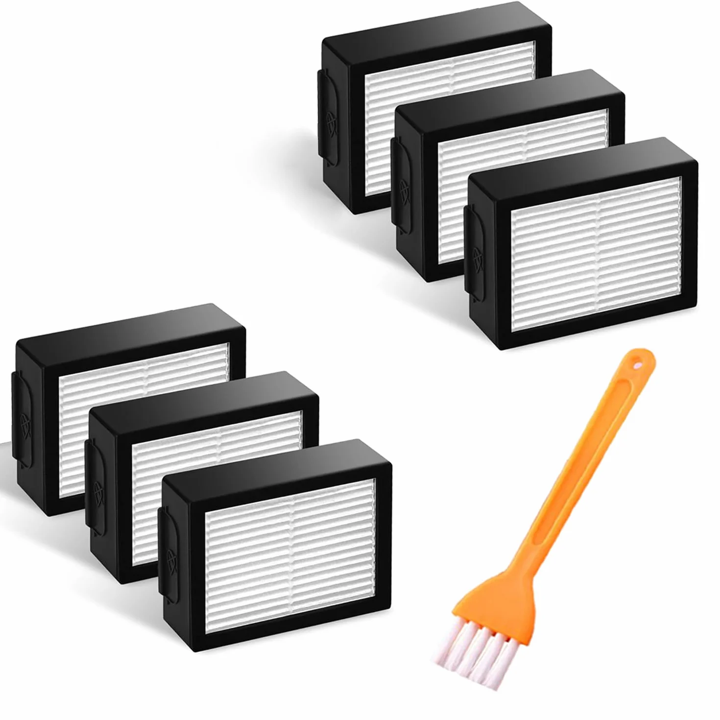 6 sztuk filtrów HEPA do iRobot Roomba i7 i7+ i3 i3+ i4 i4+ i6 i6+ i8 i8+ E5 E6 E7