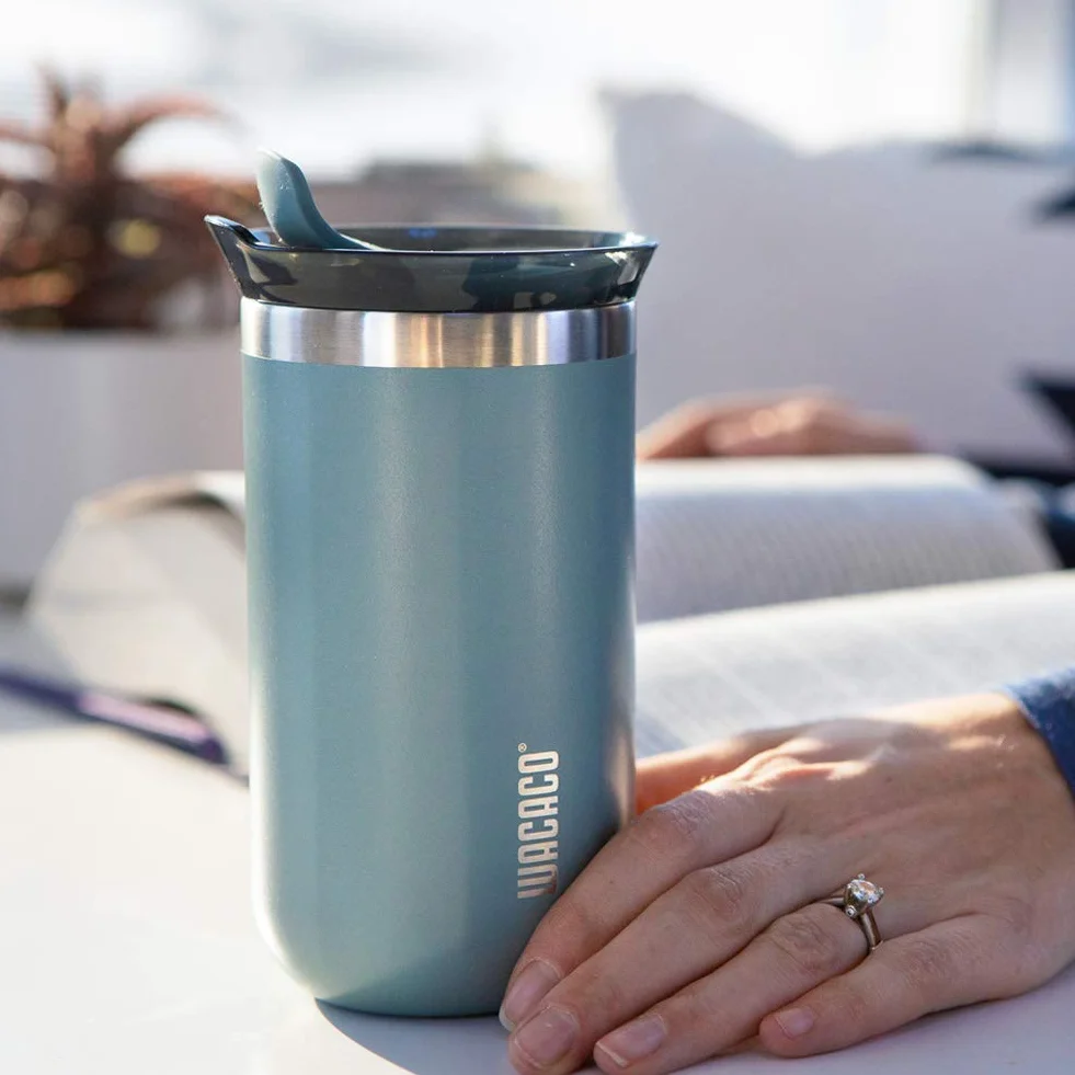 WACACO Octaroma Vacuum Insulated Coffee Mug Niebieski 10 fl oz 300ml