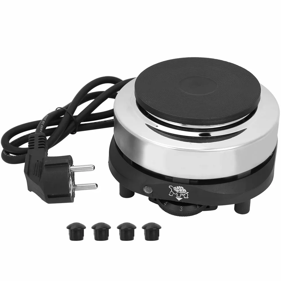 SUNGOOYUE Electric Blad -Top Stove Trwałość na herbatę do Kawy Przenośna Wtyczka UE dla Kobiet W Ciąży, Dzieci, Starsza Stal 500 W