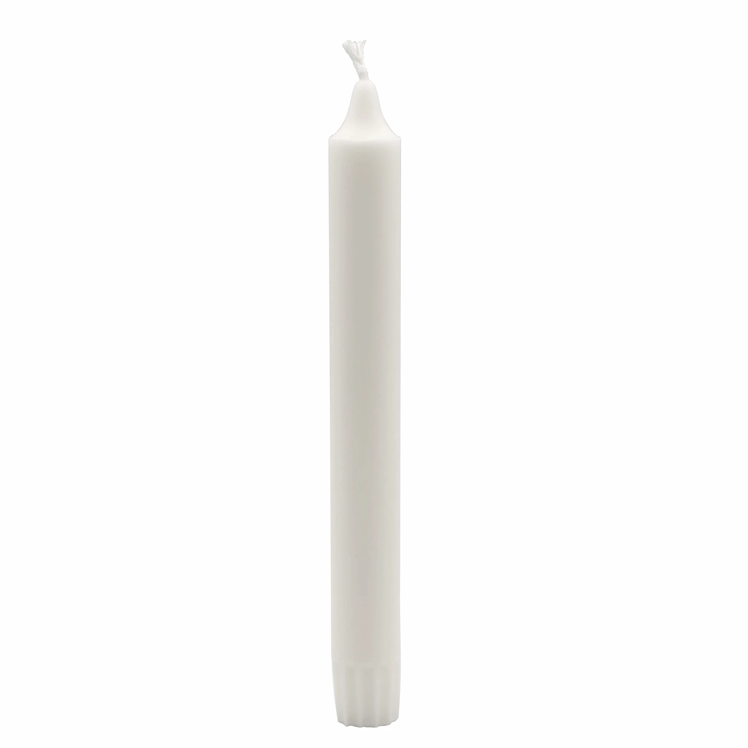 Müller Kerzen PRO NATURE Świece Stearynowe - Białe - 2,2 x 20 cm - Zestaw 10 Świec Do Świecznika - Długi Czas Palenia 6 Godzin - Naturalny Wosk Bez Parafiny i Oleju Palmowego - Bez Zapachu - Jakość RAL