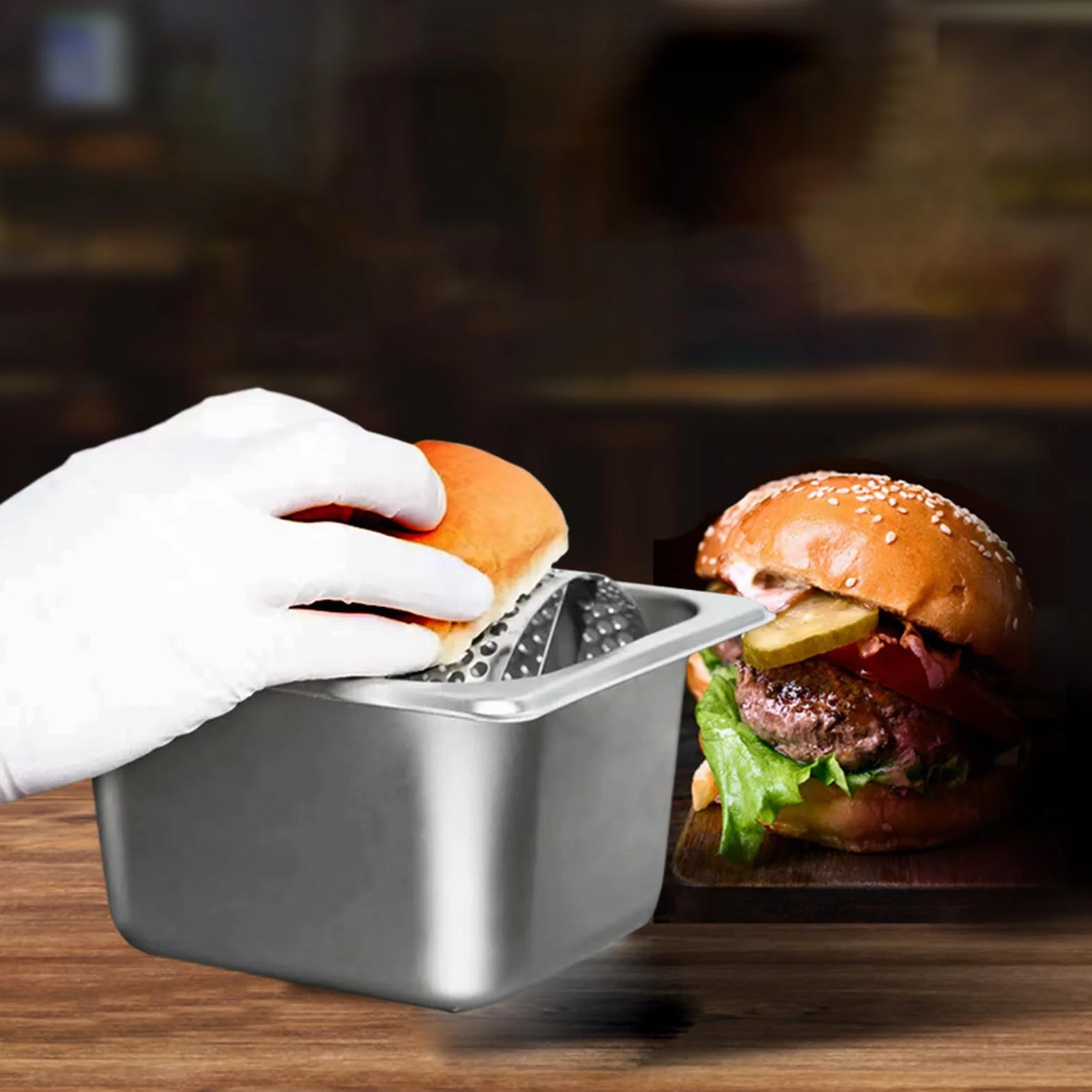 Akcesoria do dozownika masła koło rolka do burgerów pieczenia kuchenne