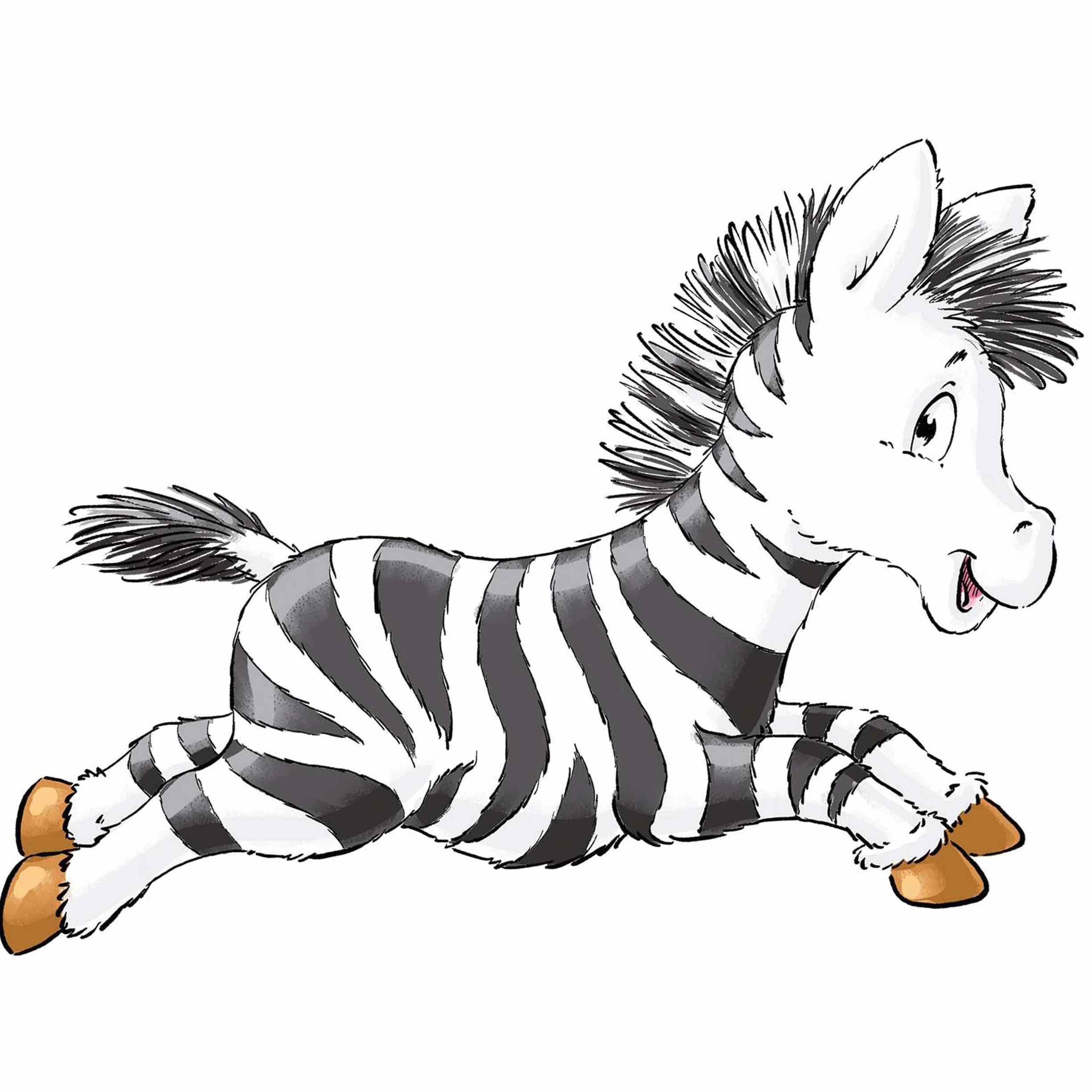 Flirt by R&B Szczęśliwy dziecięce Happy Zoo Zebra różowe 3-częściowe zestaw
