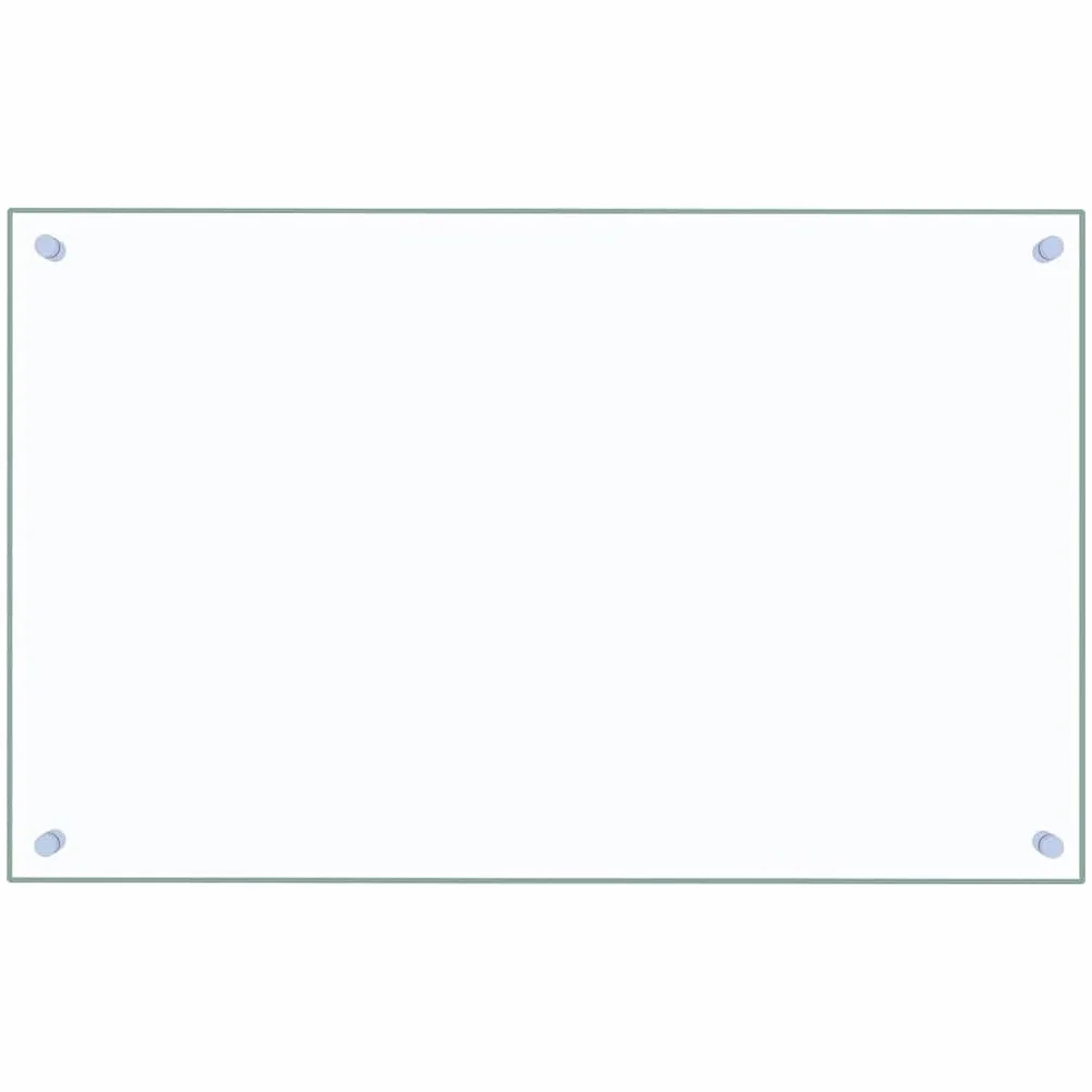 vidaXL Panel ochronny do kuchni przezroczysty 80x50 cm szkło