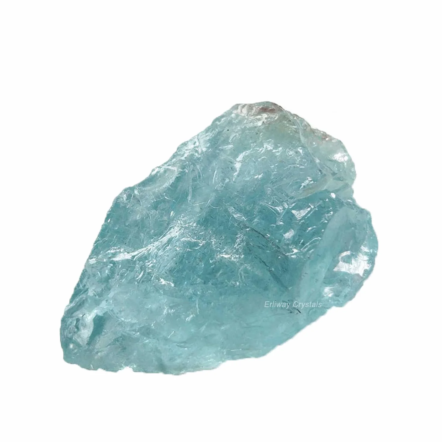 Naturalny kryształ akwamarynowy 3,2-5,1 cm duże kamienie lecznicze do dekoracji
