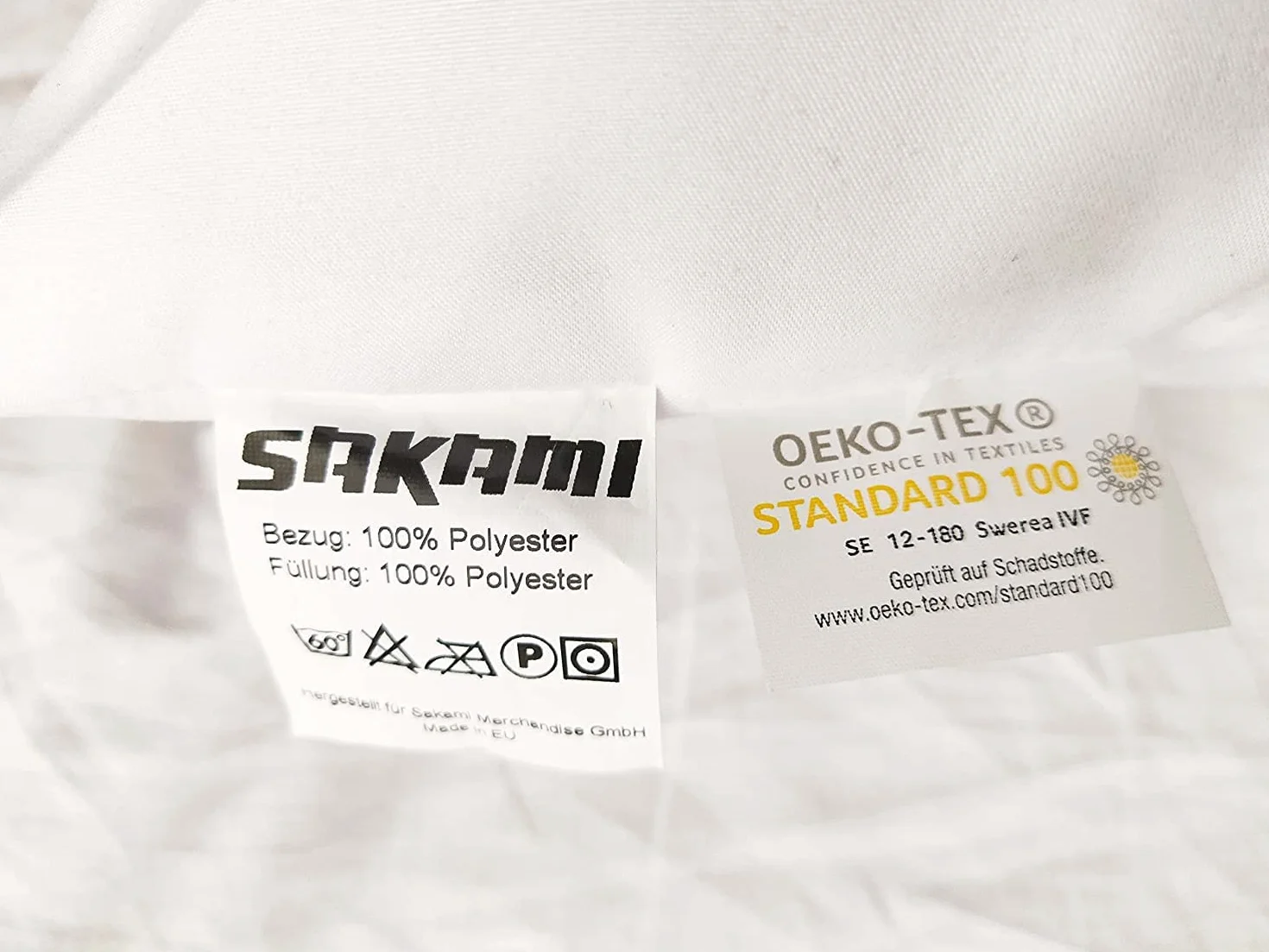 SAKAMI Poduszka premium Dakimakura 150 x 50 cm, poduszka do spania na boku, poduszka wewnętrzna, poduszka ciążowa