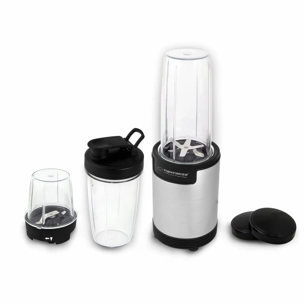 Esperanza EKM030 Nutri Blender/Osobisty Blender 9w1 900W Srebrny