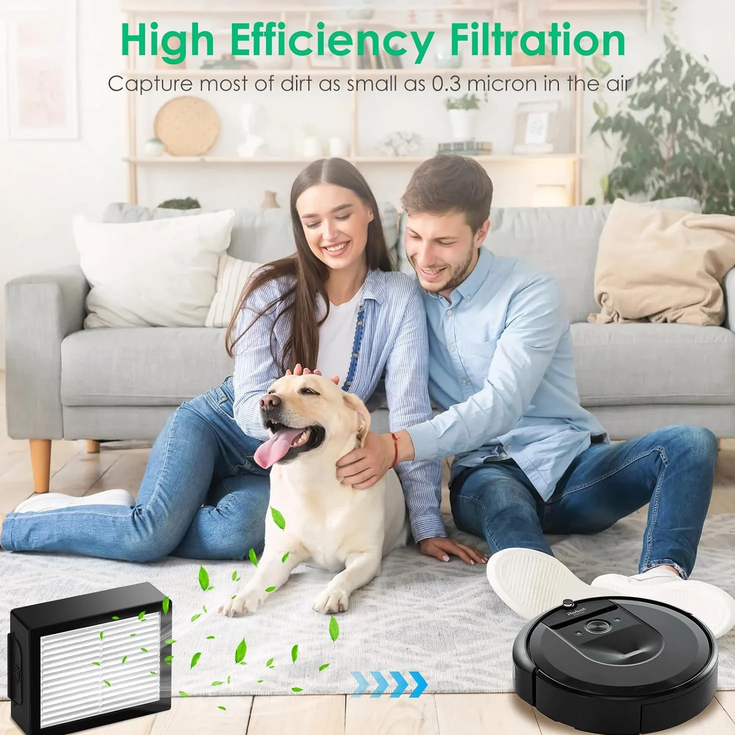 6 sztuk filtrów HEPA do iRobot Roomba i7 i7+ i3 i3+ i4 i4+ i6 i6+ i8 i8+ E5 E6 E7