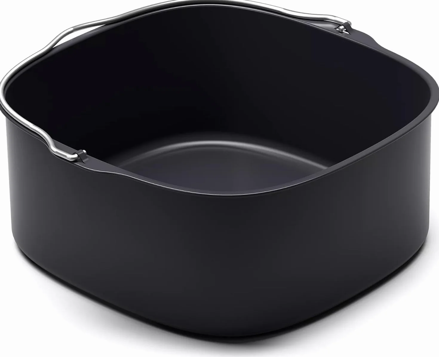 Philips Zestaw akcesoriów do pieczenia Airfryer XXL, Taca z powłoką nieprzywierającą, z 9 silikonowymi foremkami do muffinek, zmywane w zmywarce, aplikacja z przepisami, kolor czarny (HD9957/00)