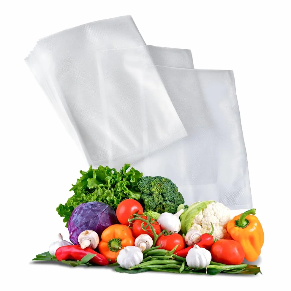 Worki próżniowe do żywności, 50 sztuk, 20x35cm, do zgrzewarek próżniowych i Sous Vide, bez BPA