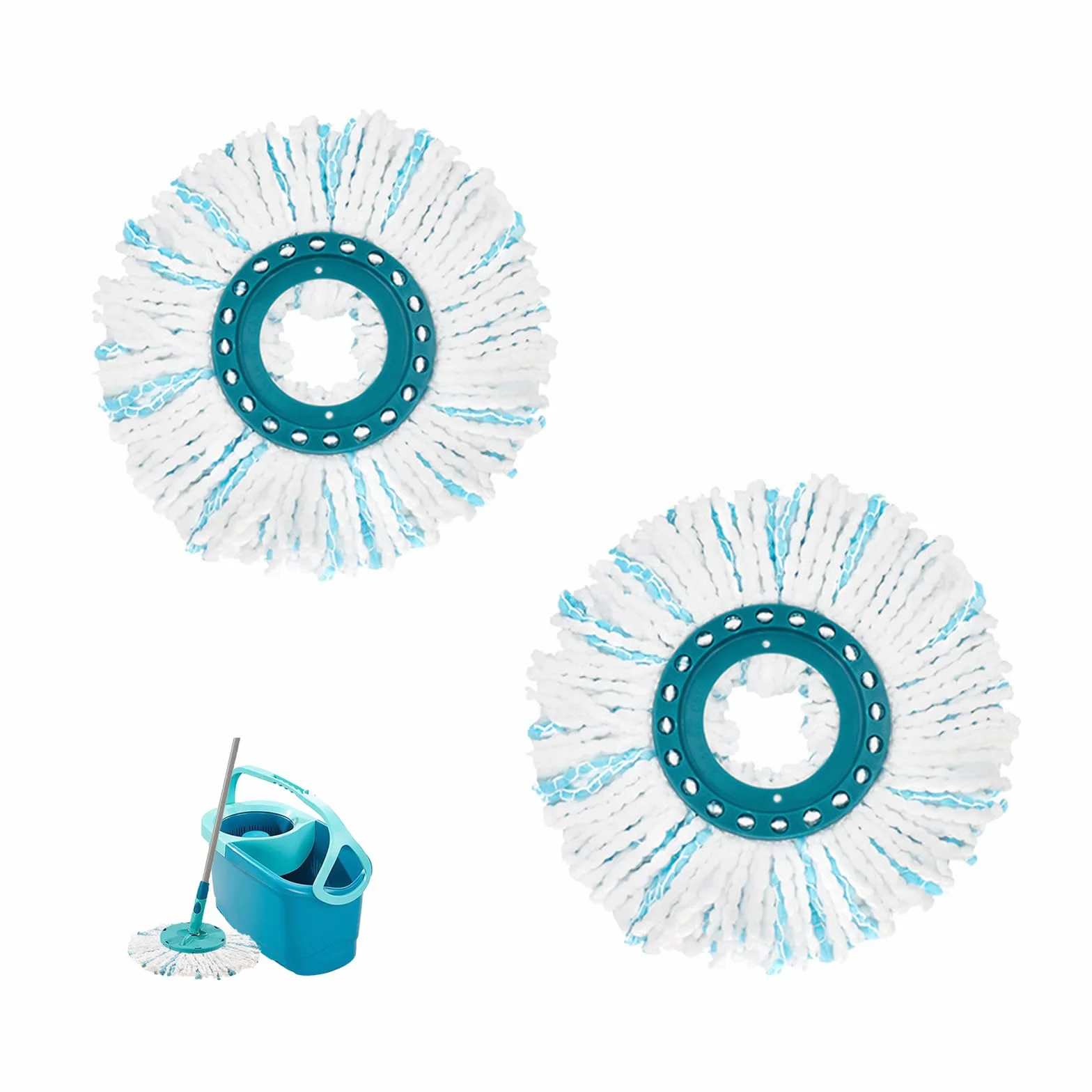 Wymienne końcówki mopa Leifheit Clean Twist Disc Mikrofibra 2 sztuki