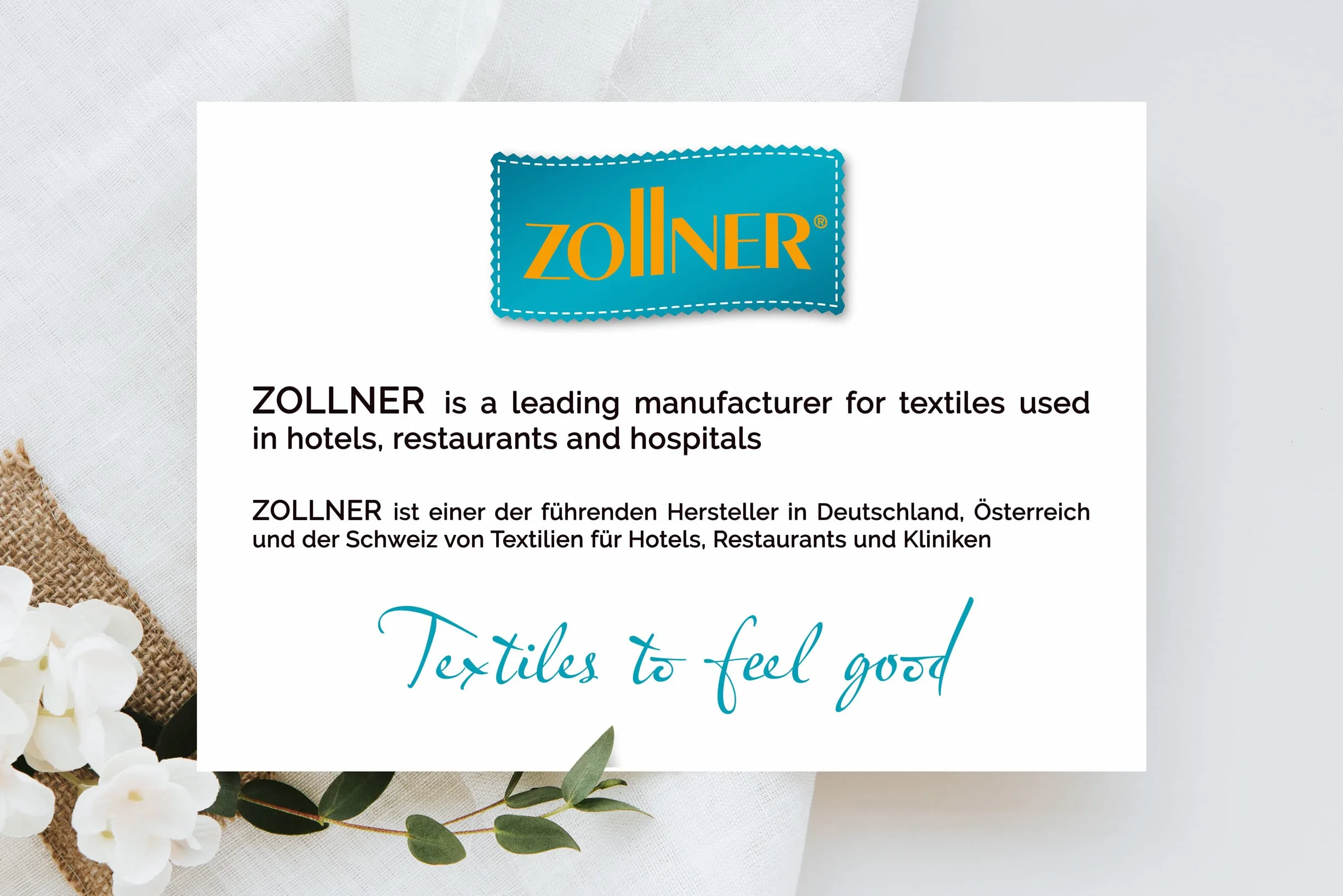 ZOLLNER Ręczniki Hotelowe Premium 2 Szt. Białe, 100% Bawełna, 100x150 cm