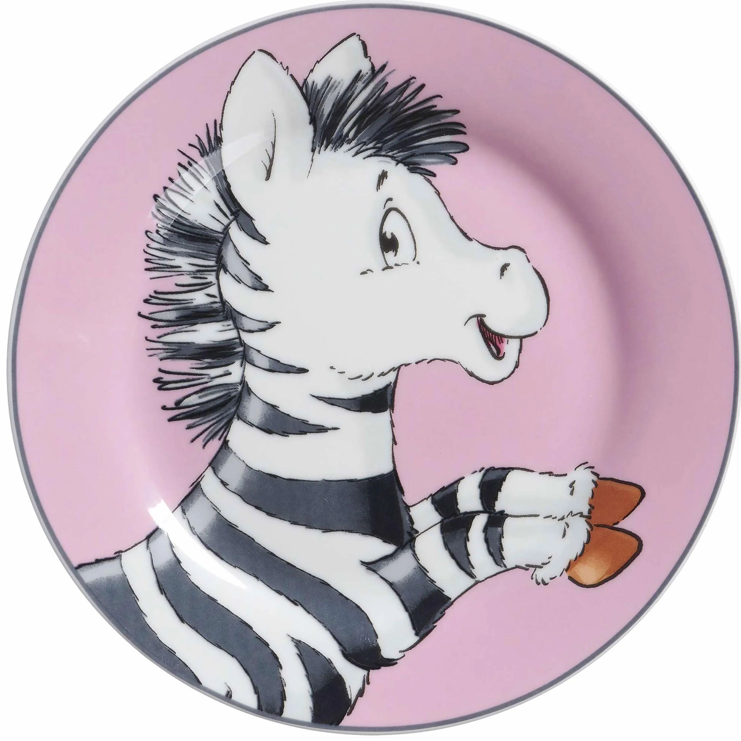 Flirt by R&B Szczęśliwy dziecięce Happy Zoo Zebra różowe 3-częściowe zestaw