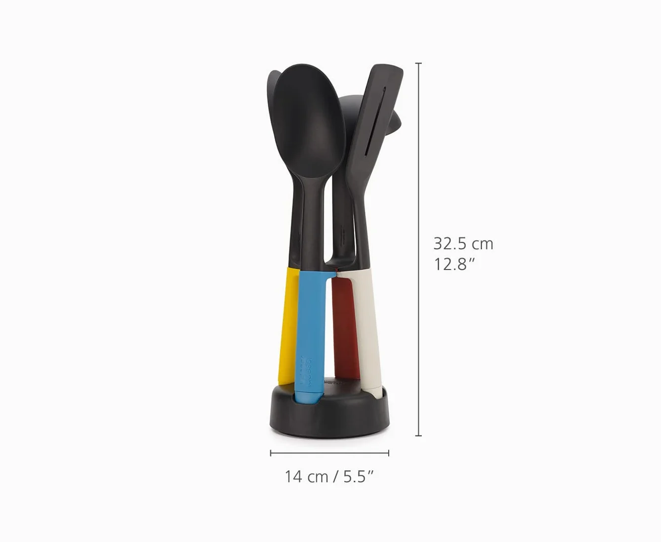 Joseph Joseph Elevate Slim 4-częściowy zestaw przyborów kuchennych nylon silikon wielokolorowy
