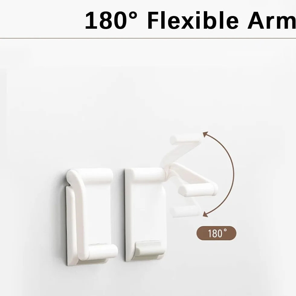 Magnetyczny uchwyt na rolkę na lodówkę, ścienny uchwyt na papier Scottex, bez wiercenia, regulowany magnetyczny uchwyt na papier toaletowy do łazienki, kuchni lub sypialni, biały