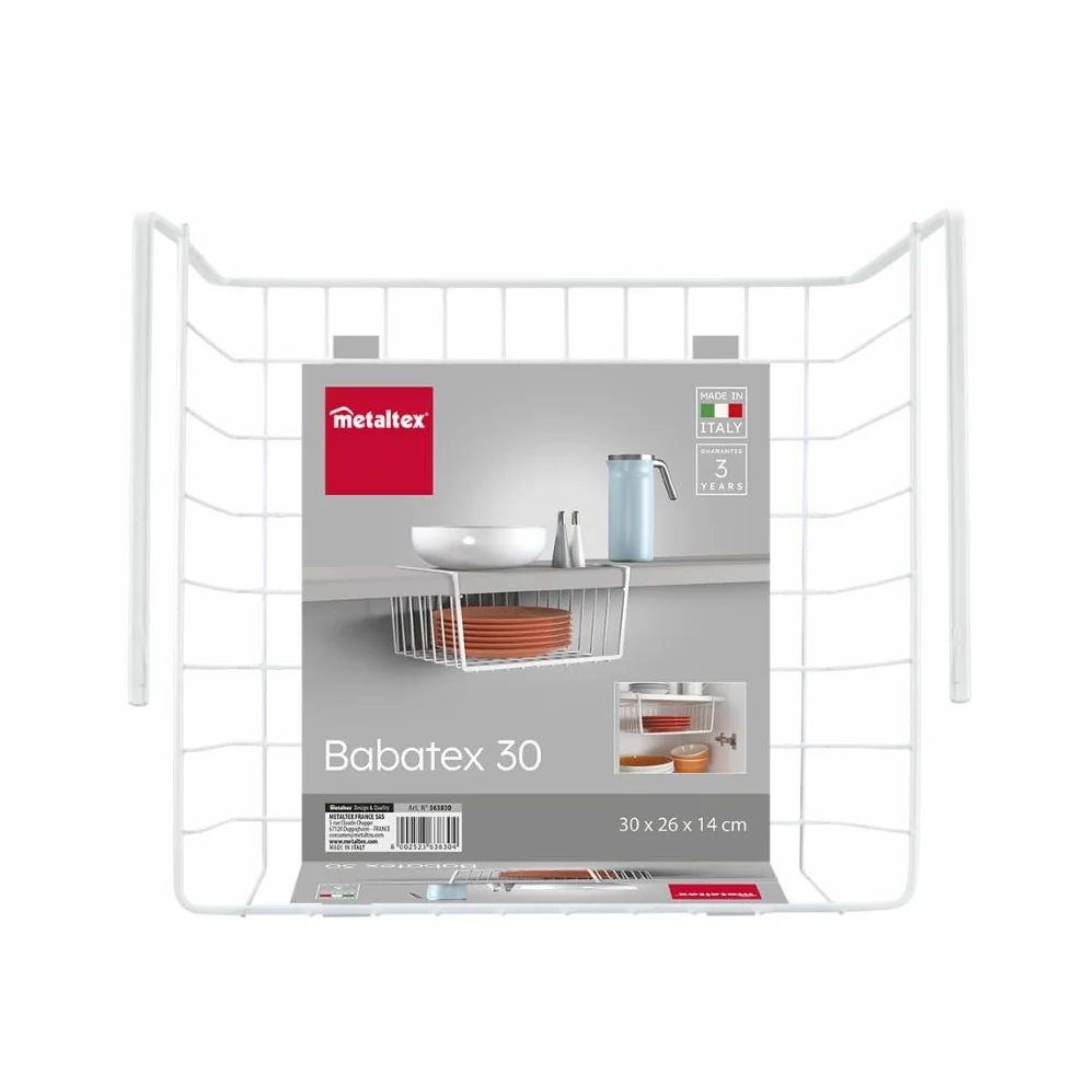 Metaltex Babatex wiszący kosz do przechowywania pod półką 30 cm