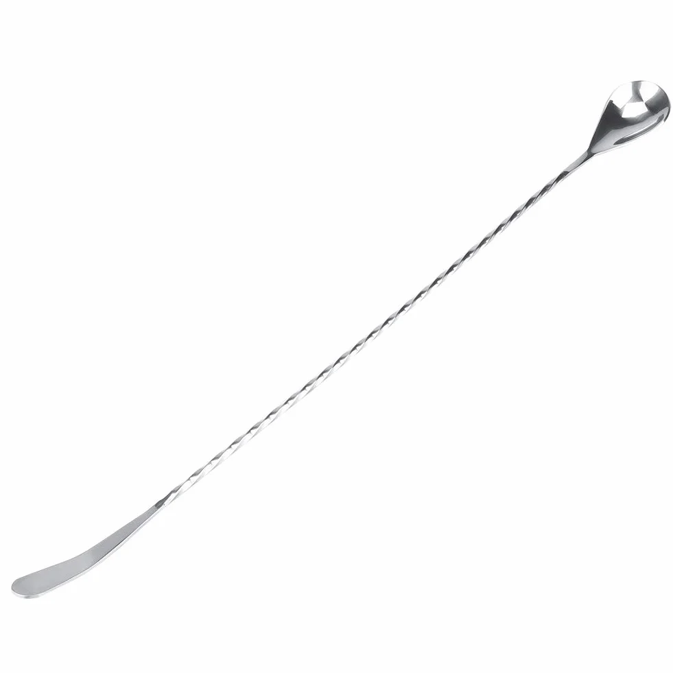 Błotnik koktajlowy ze stali nierdzewnej 40 cm łyżka do mieszania zestaw narzędzi do mojito