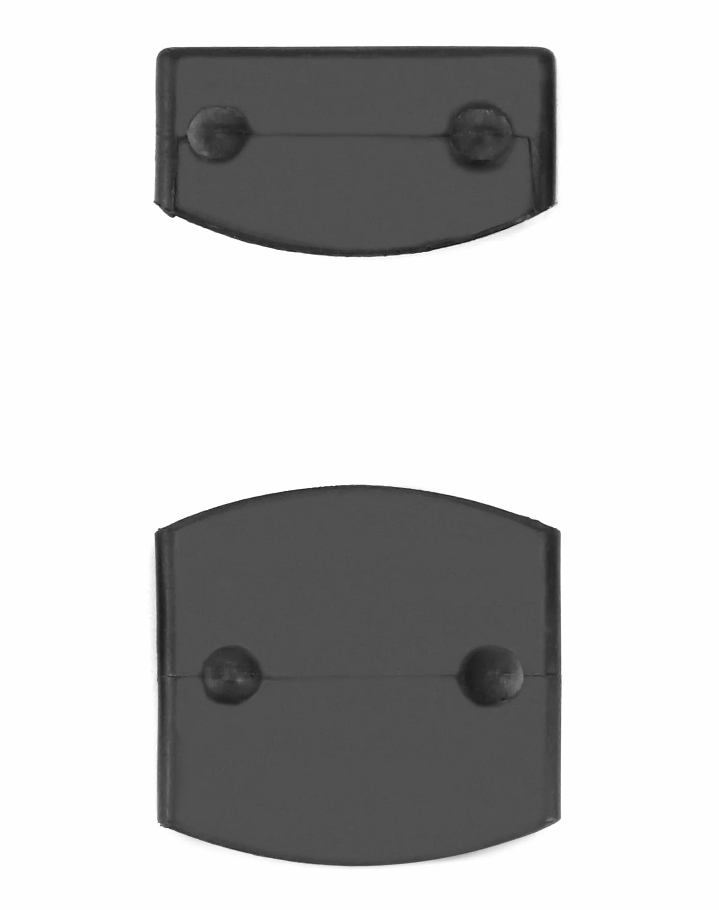 QWORK® 72 szt. plastikowych nakładek na listwy łóżka, boczne i środkowe listwy do łóżek pojedynczych, podwójnych i King Size (wewnątrz 55 mm x 9 mm)