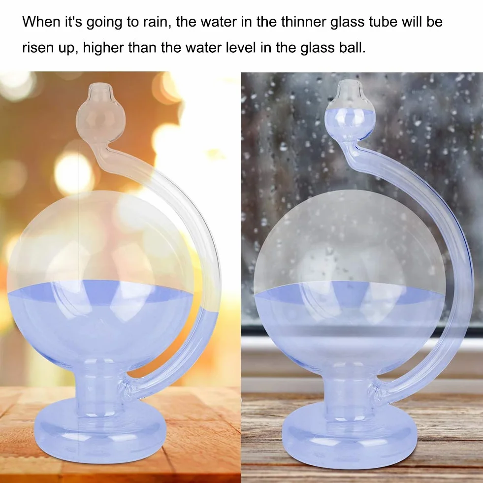 Storm Glass Weather Predictor, WBTY Innowacyjna Prognoza Pogody Szklana Butelka Barometr do Prognozowania Pogody Home Decoration