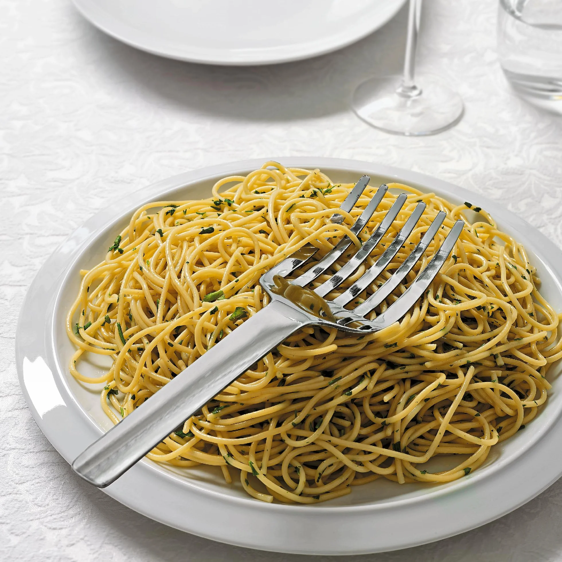 Alessi Tibidabo KL13 – designerski widelec do spaghetti, stal nierdzewna 18/10, polerowany, srebrny