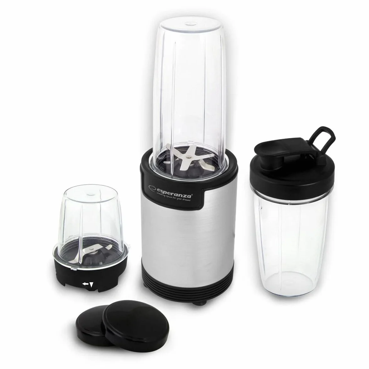 Esperanza EKM030 Nutri Blender/Osobisty Blender 9w1 900W Srebrny