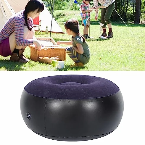 Nadmuchiwana Sofa Przenośna Krzesło Kempingowe na Plażę i do Wnętrz