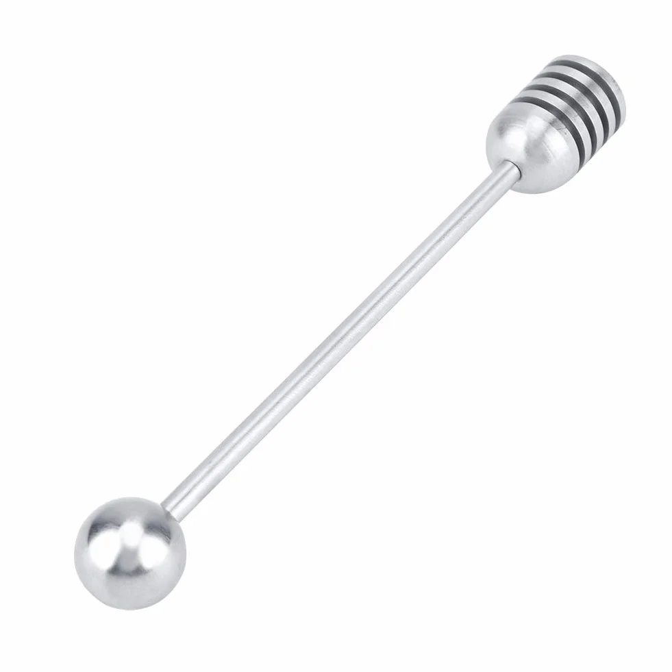Spiralna łyżka do miodu Drizzler łyżka do mieszania mieszadło ze stali nierdzewnej łyżka do miodu do garnka na miód słoik pojemnik dozowania