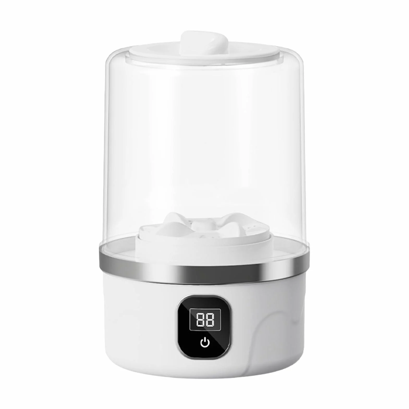 Mini pralka kempingowa 1 l 3000 mAh głębokie czyszczenie bielizny biała/zielona