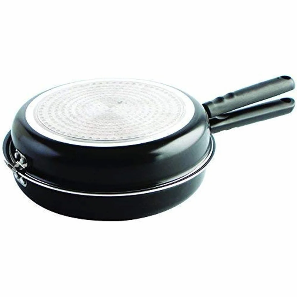 Podwójna Patelnia Tortilla Flipping 24 cm Czarna