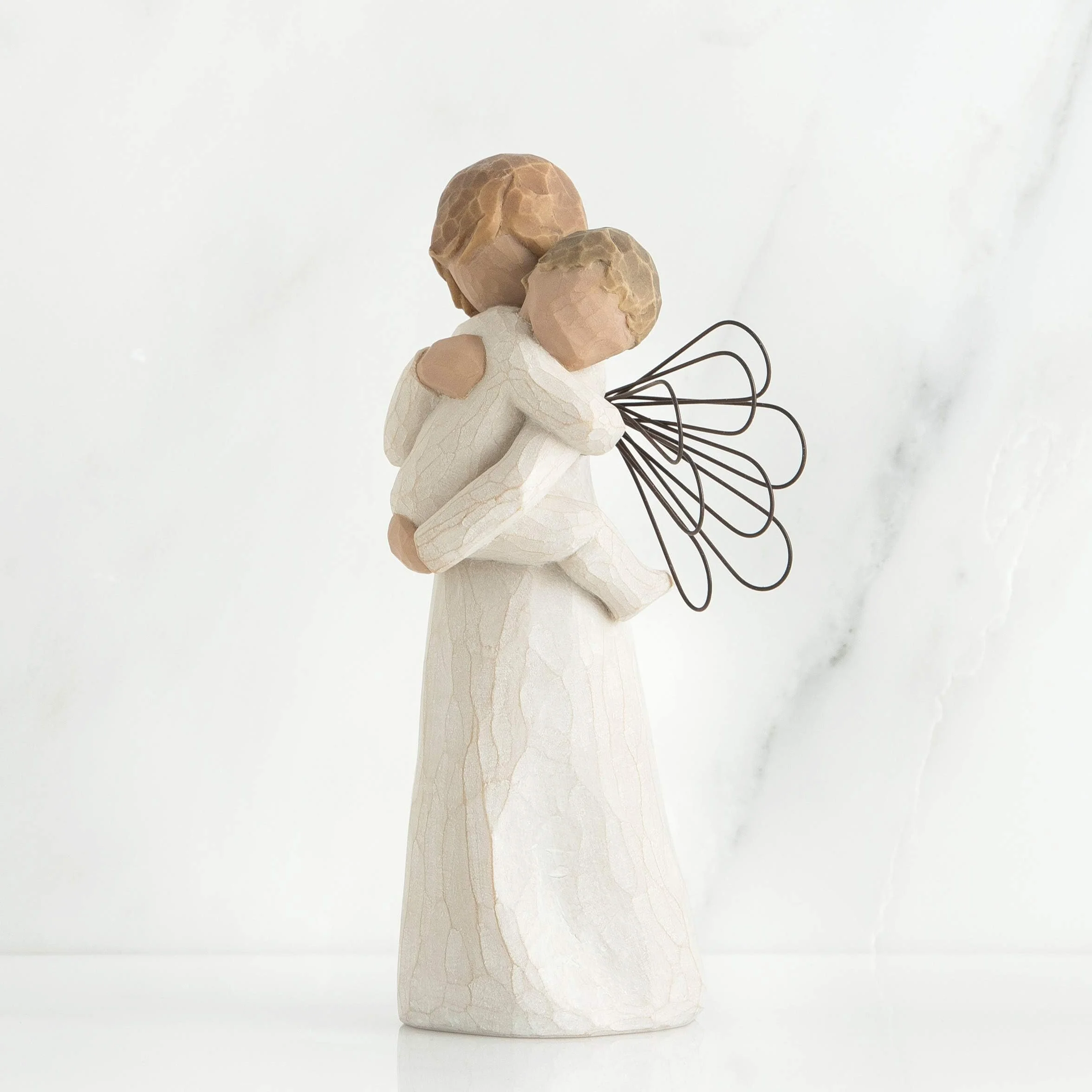 Willow Tree Anioł Uścisku Figurka, Metal, Wielokolorowy, 14 cm