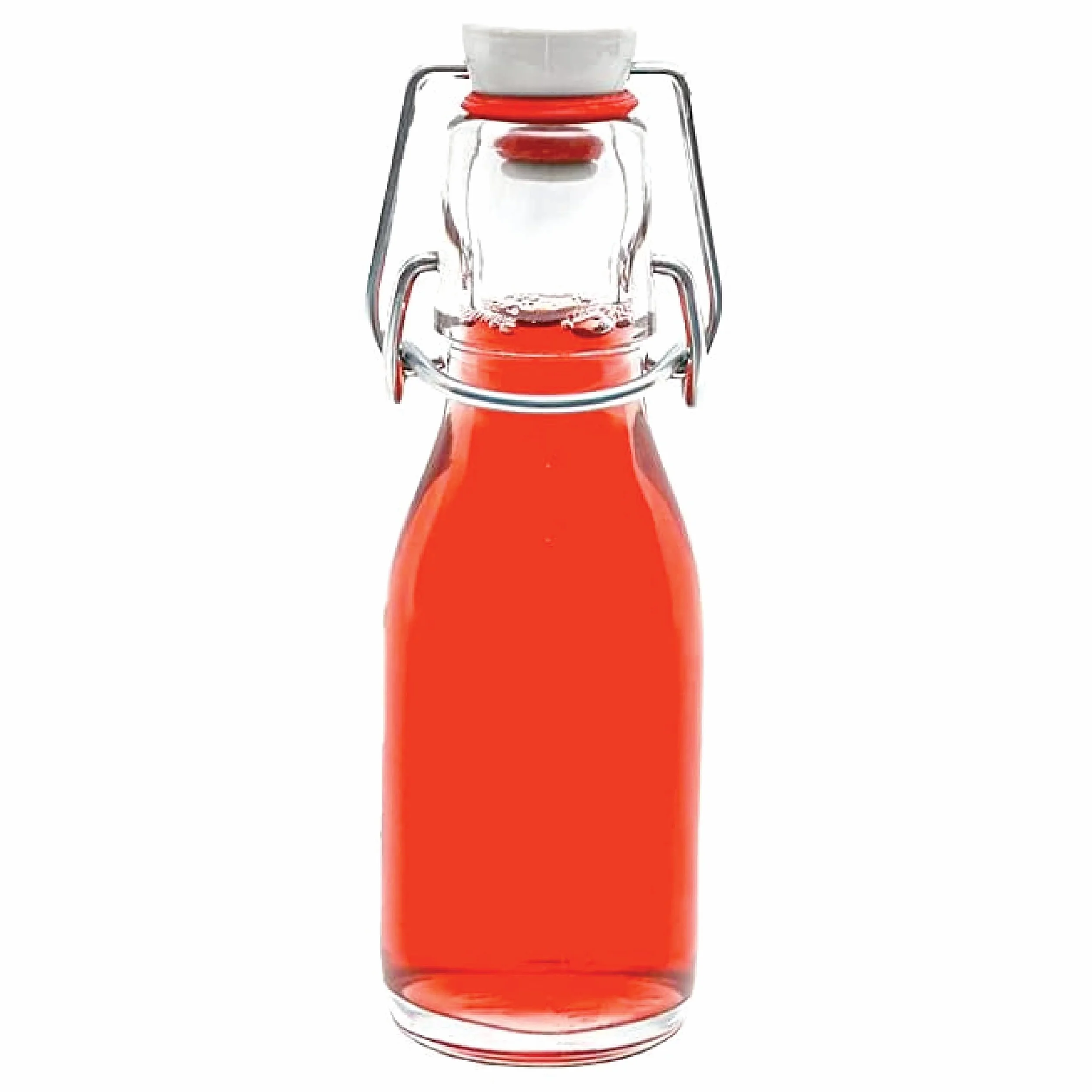 casavetro 12 szklanych butelek mała butelka każda 100 ml z korkiem do huśtania