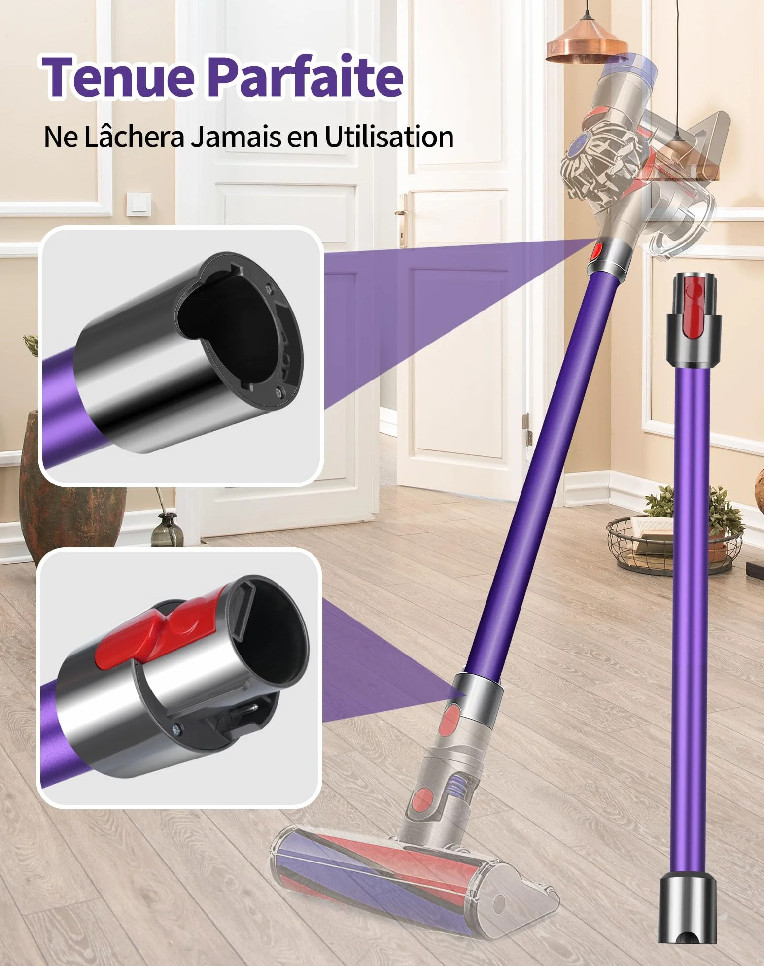 Rura przedłużająca LAOYE do Dyson V11 V15 V10 V8 V7 72 cm