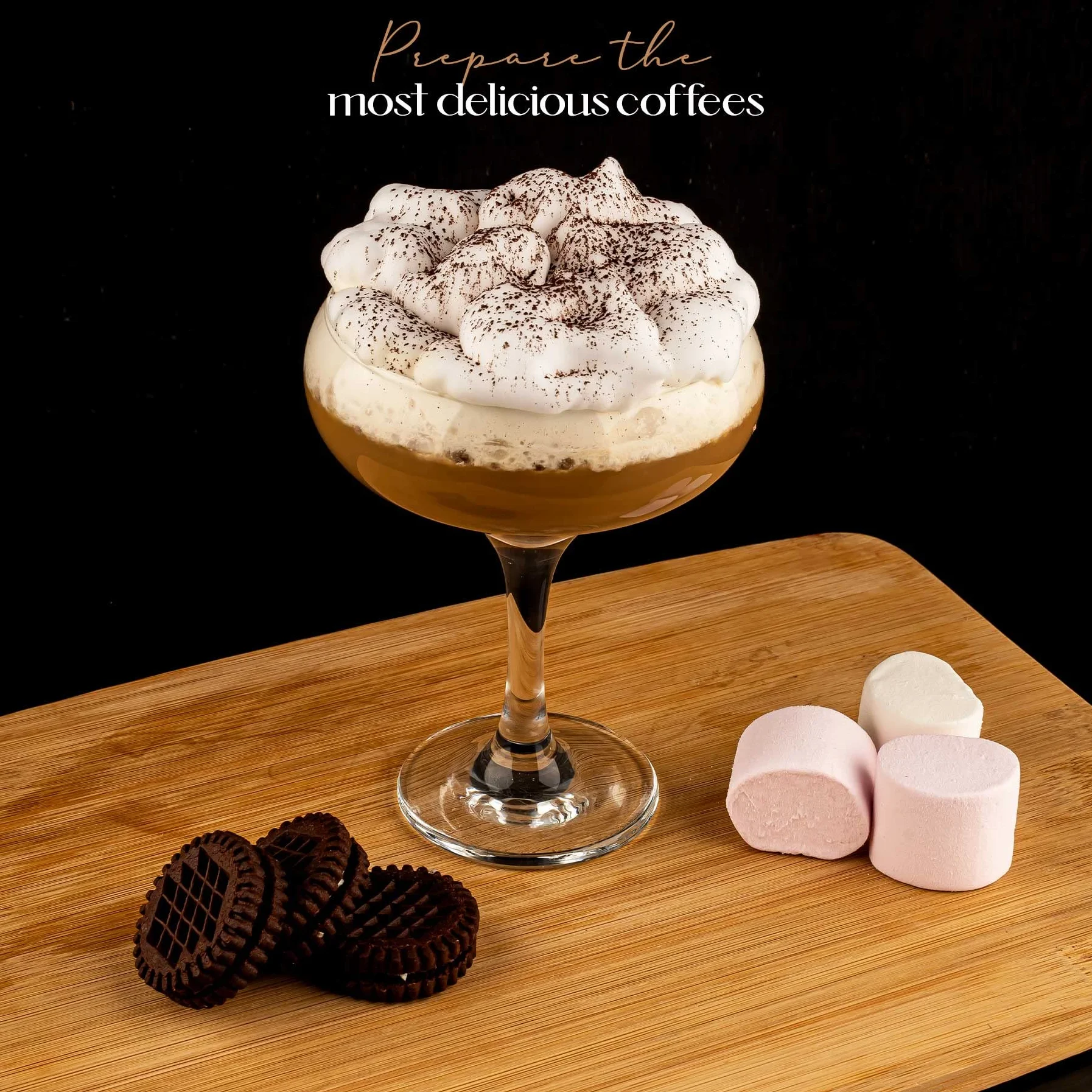 Zestaw 6 szklanek Martini 270 ml, szklanki coupe, długi trzonek