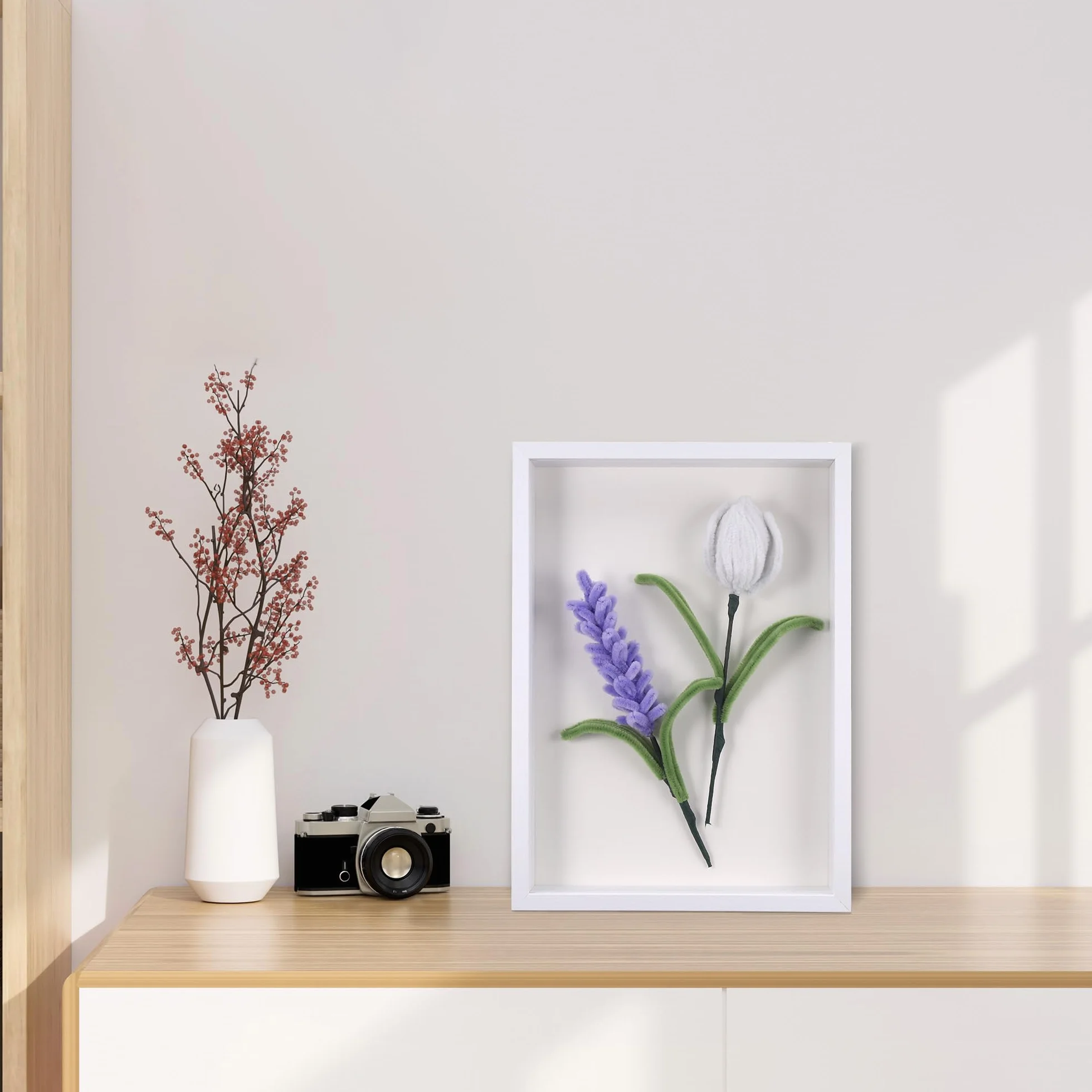Ramka fotograficzna 3D A4 akrylowa głęboka do kwiatów zdjęć pamiątek DIY
