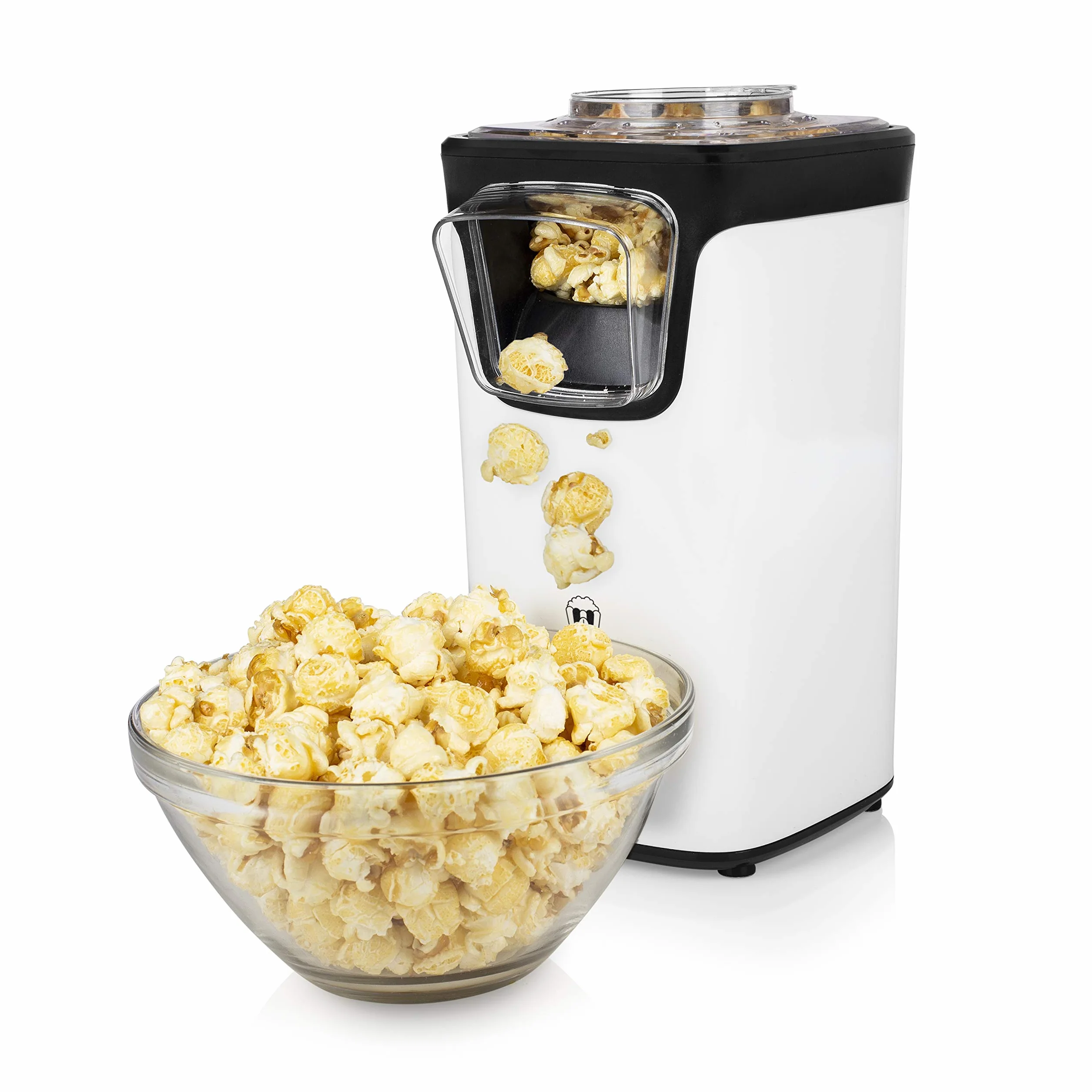 Princess maszyna do popcornu - pyszna przekąska bez użycia oleju - miarka w zestawie - popcorn gotowy w 3 minuty - możliwość bieżącego uzupełniania ziarna - moc 1100 W - 292986