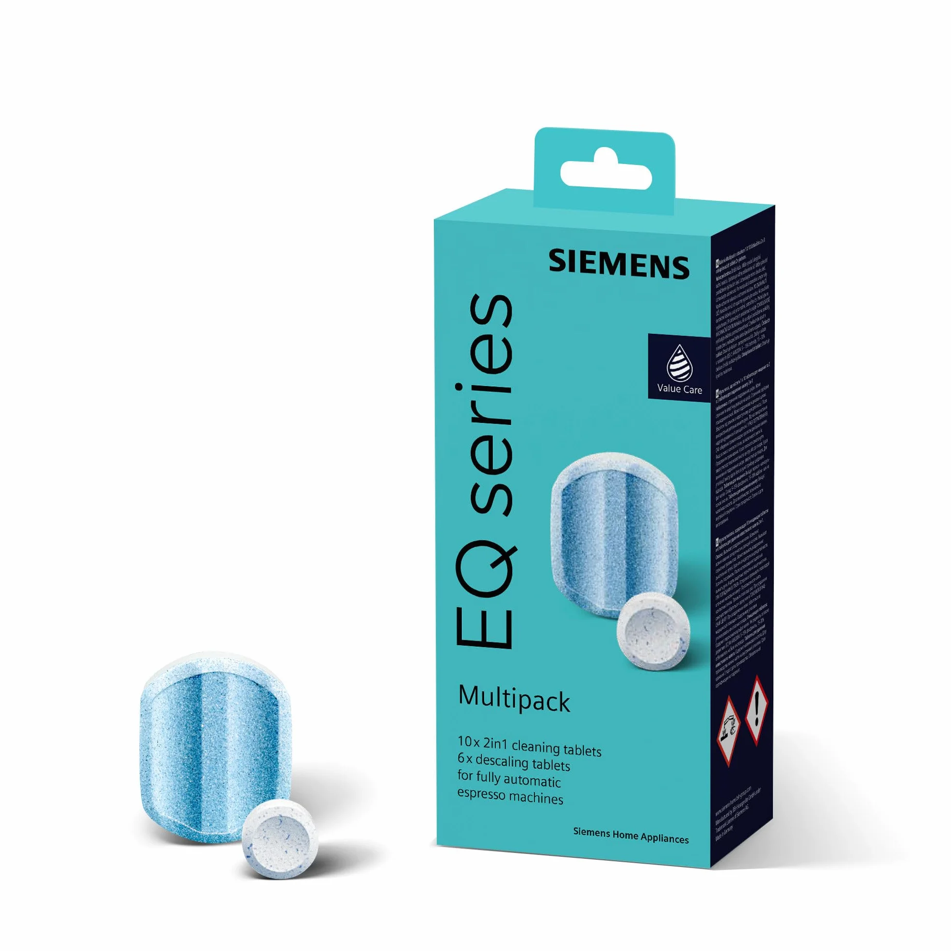 Siemens Eq.Series Tabletki Czyszczące do Ekspresu do Kawy, 16 Sztuk