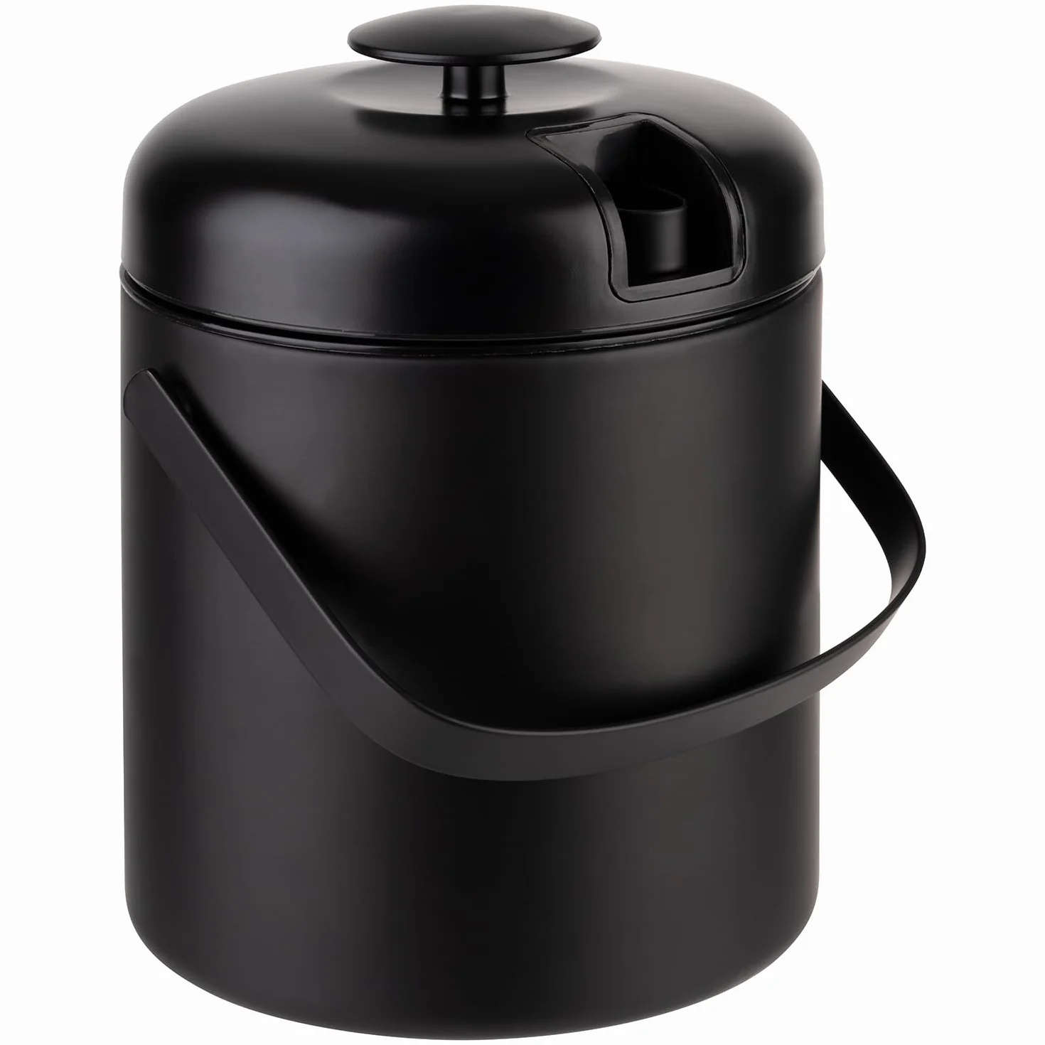 Zestaw wiaderek na lód APS 36016 czarny Ø 14 cm wys. 22 cm 1,3 l