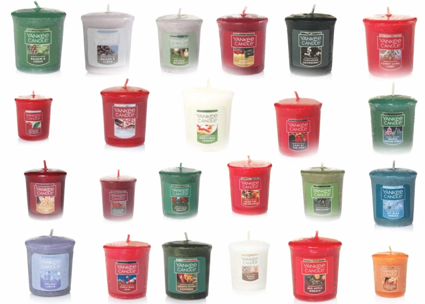 Yankee Candle próbki wotywne zapachy seria klasyczna 5 sztuk