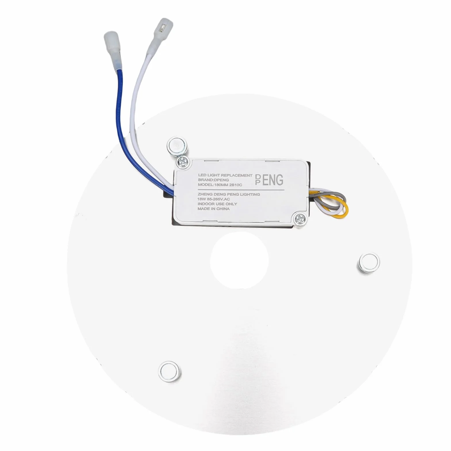 7,1 -calowy Wentylatory LED wentylatora sufitowego, wymiana światła LED, 18W 3CCT 3000K 4200K 6500K Zestaw wentylatora sufitowego, Zestaw okrągłego silnika LED,