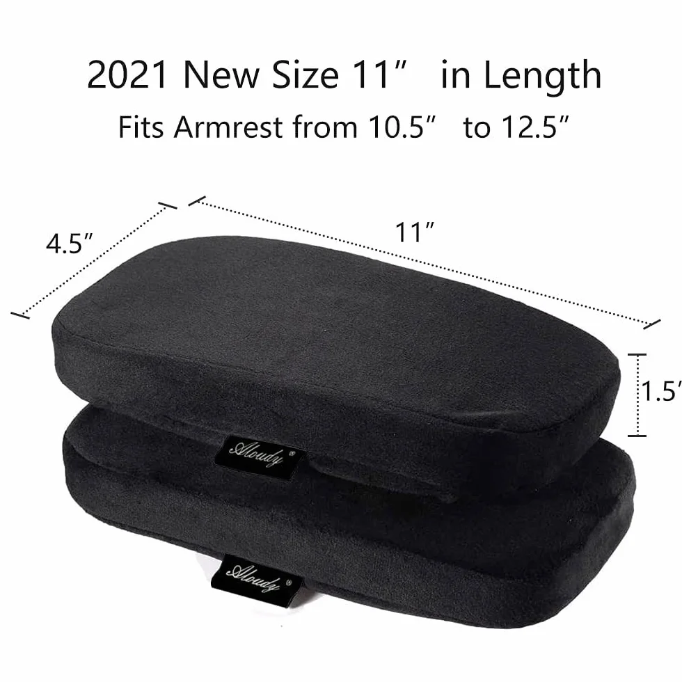 Aloudy Poduszka pod podłokietnik 28 cm pokrowiec na fotel biurowy 2 sztuki