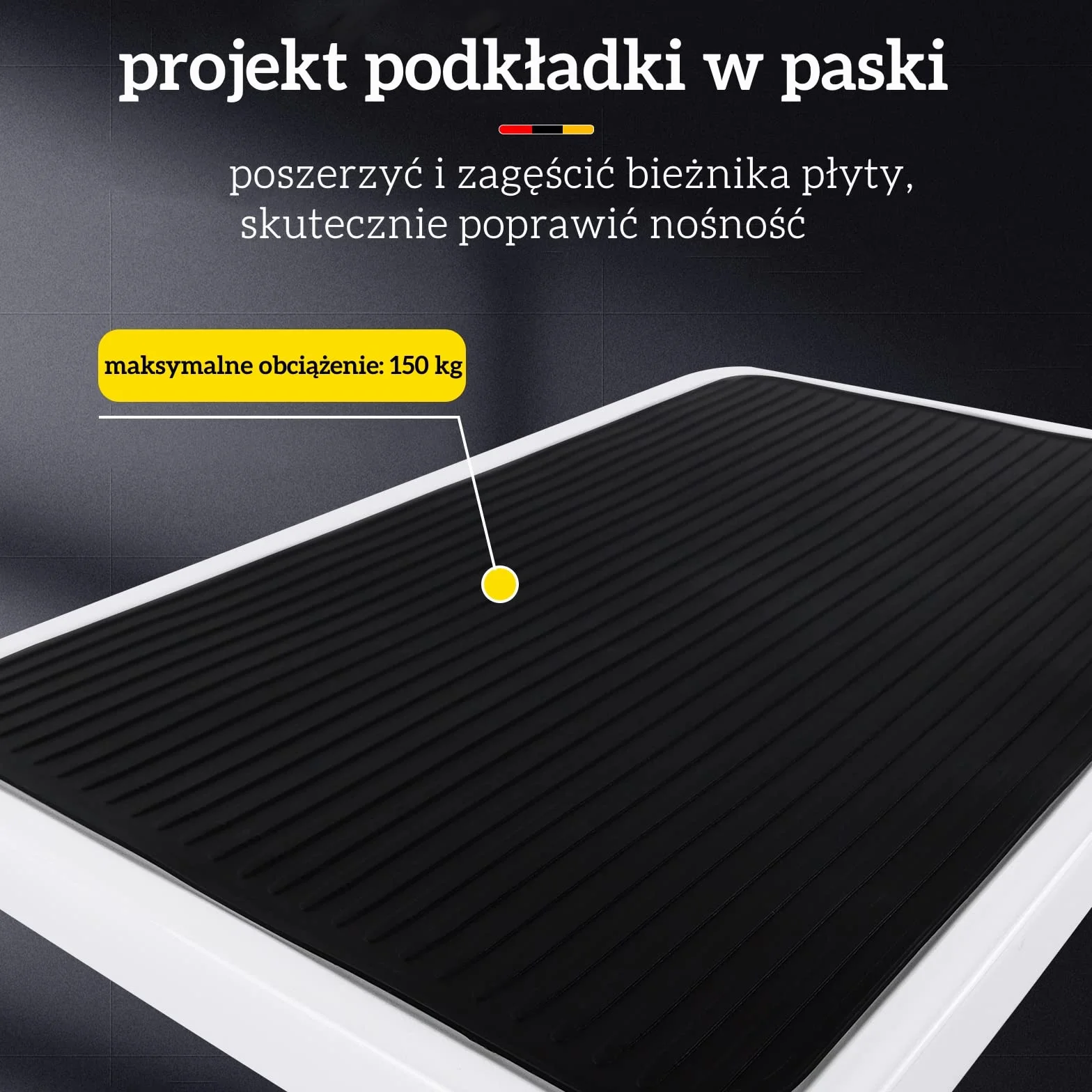 Qimu Składany Stołek Stalowy Antypoślizgowy Udźwig 150 kg