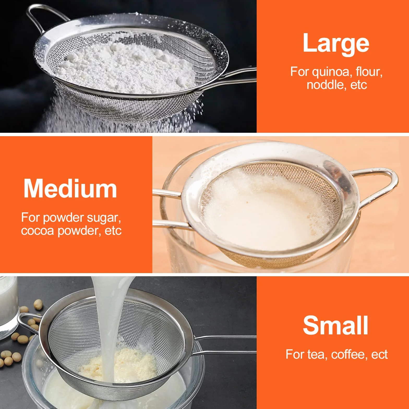 Relota Sito Kuchenne Ze Stali Nierdzewnej O Drobnych