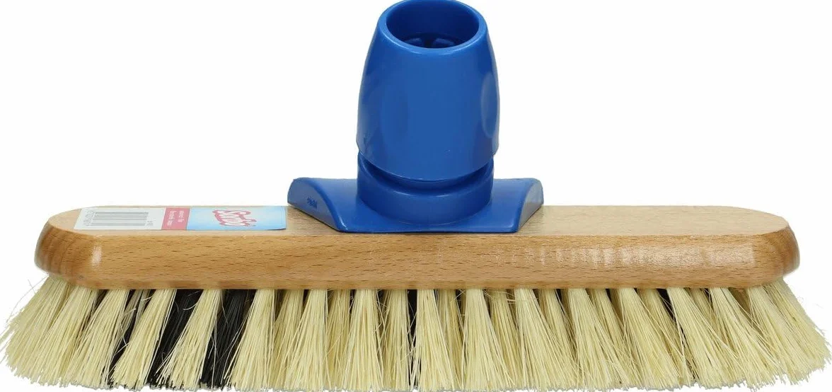 Szczotka do szorowania 22 cm twarde włosie z włókna szklanego drewniany korpus