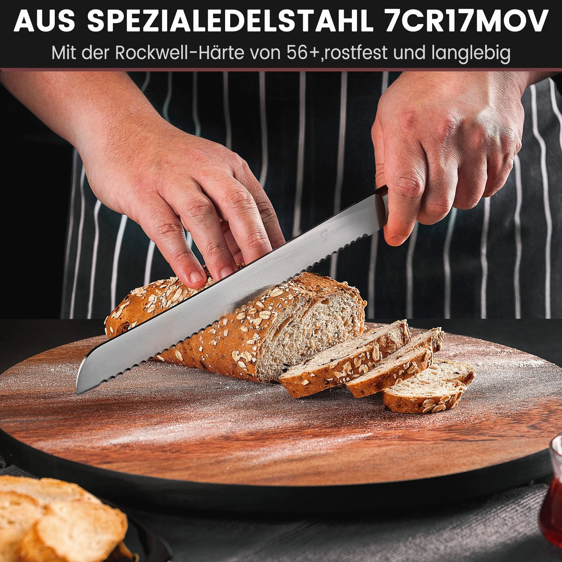 Kougas Nóż Szefa Kuchni Nóż Profesjonalny Nóż Kuchenny Ostry Nóż O DłUgośCi 20 Cm Nóż Nóż Do OwocóW Nóż Do Warzyw Wykonane Z Wysokiej JakośCi Stali WęGlowej, W PudełKu Upominkowym (Styl 4)