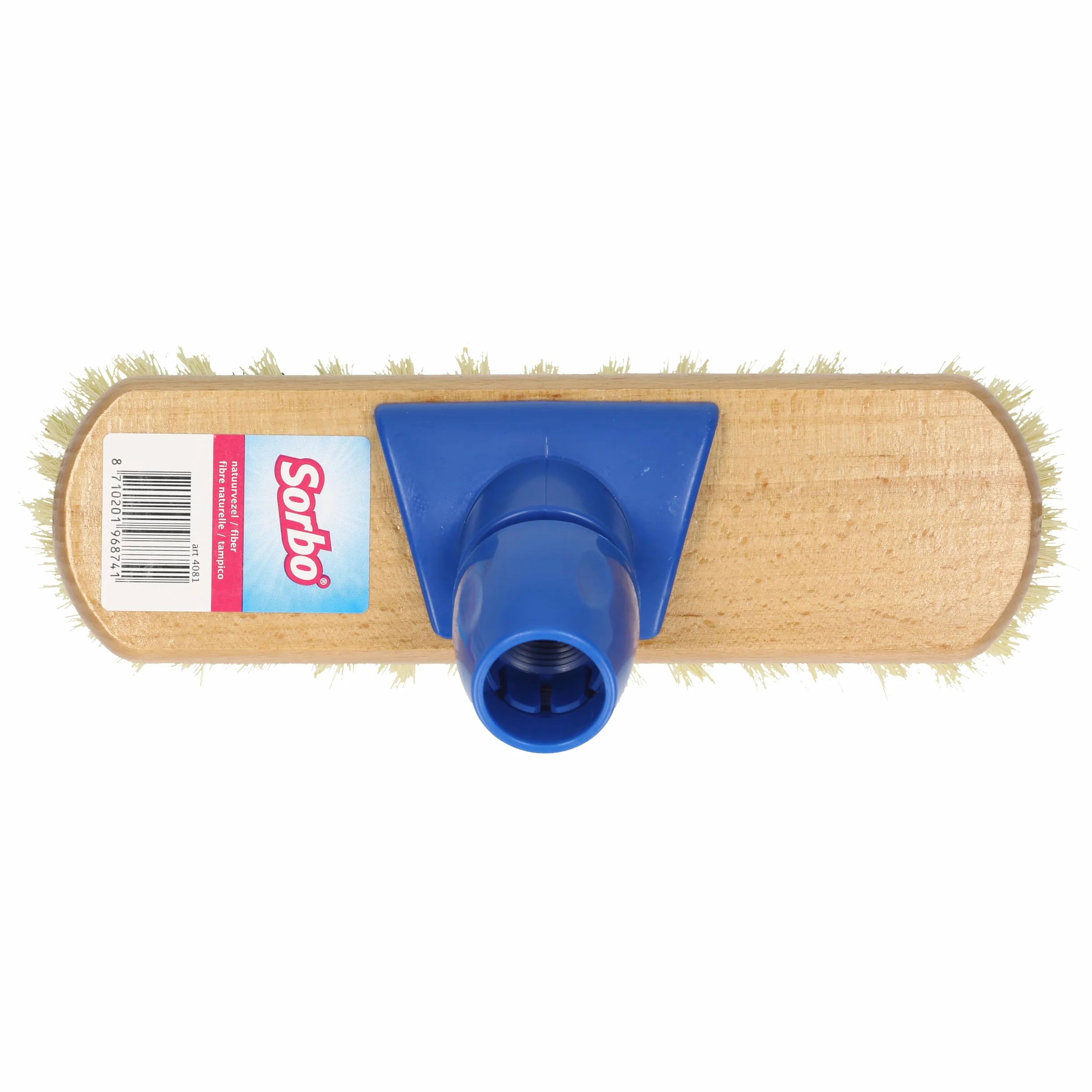 Szczotka do szorowania 22 cm twarde włosie z włókna szklanego drewniany korpus