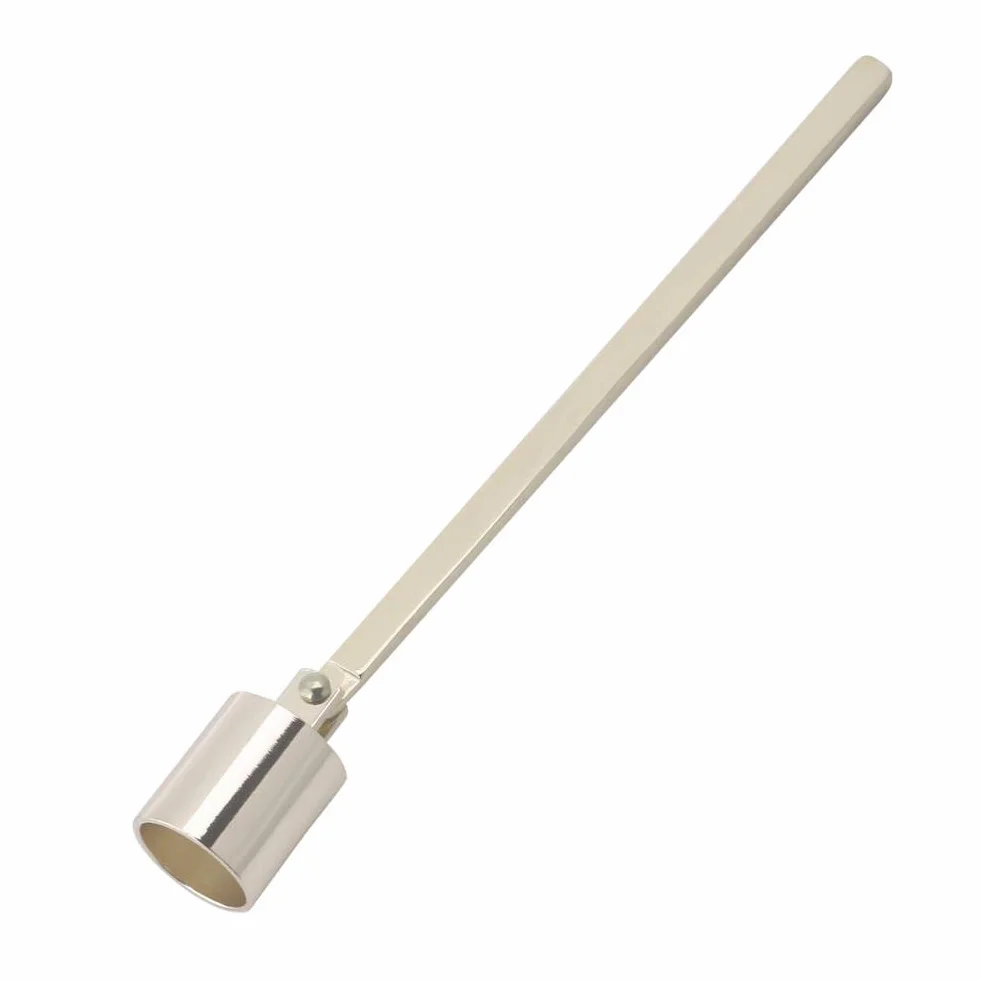 Candle Wick Trimmer Edelstahl mit langem Griff Gold