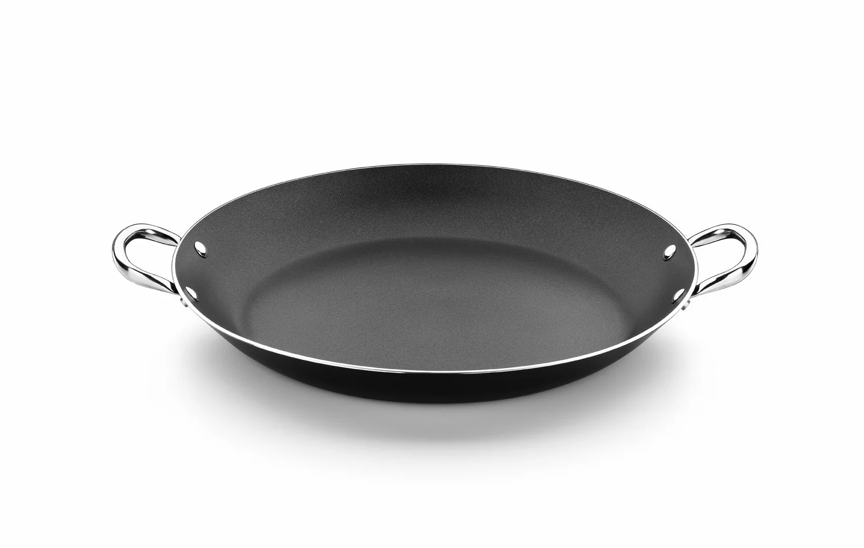Monix Resistent Plus, Aluminiowa Patelnia do Paelli o Średnicy 38 cm, z Powłoką Nieprzywierającą, Nadaje Się do Wszystkich Rodzajów Kuchenek