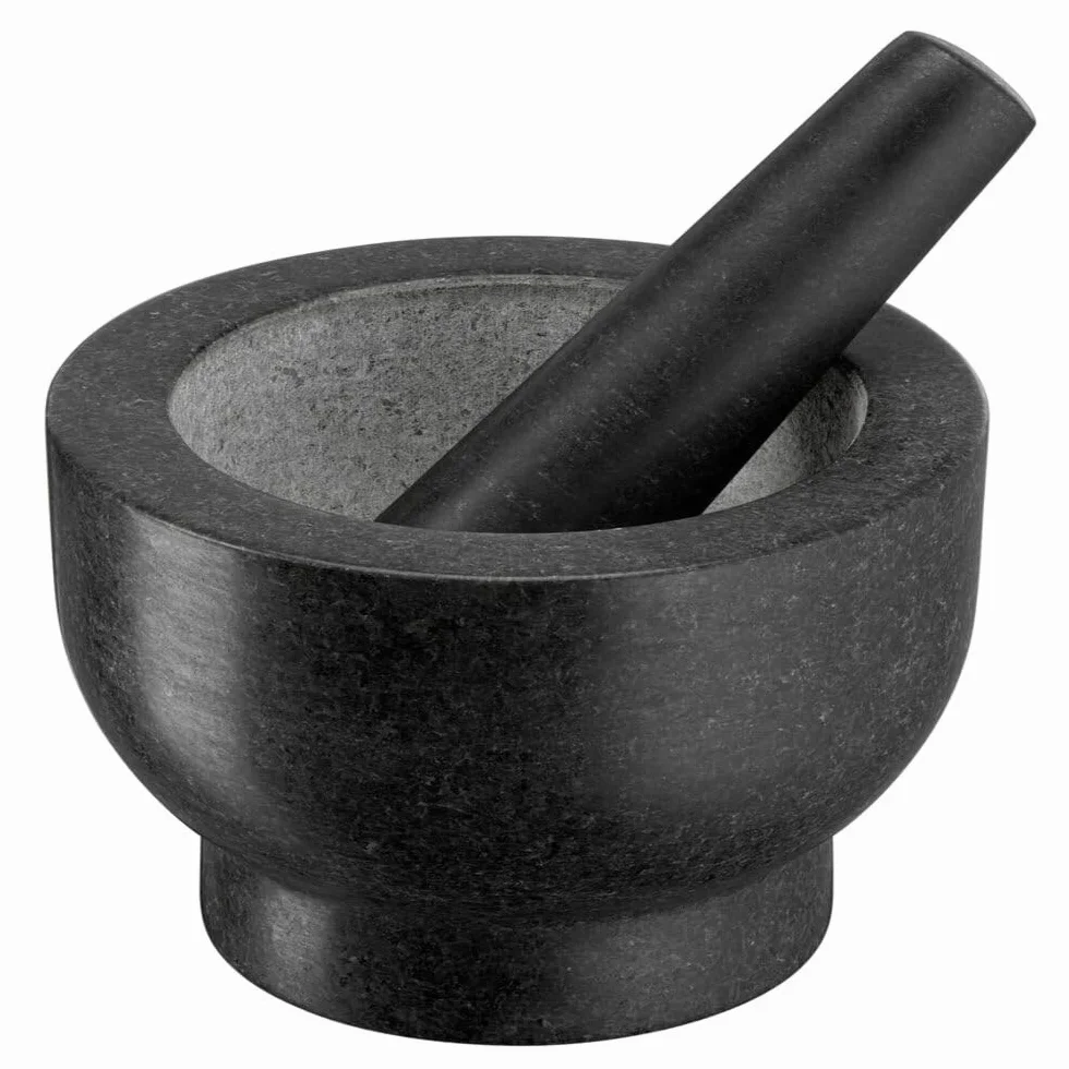 Tefal Jamie Oliver moździerz i tłuczek z granitu 14,5 cm czarny