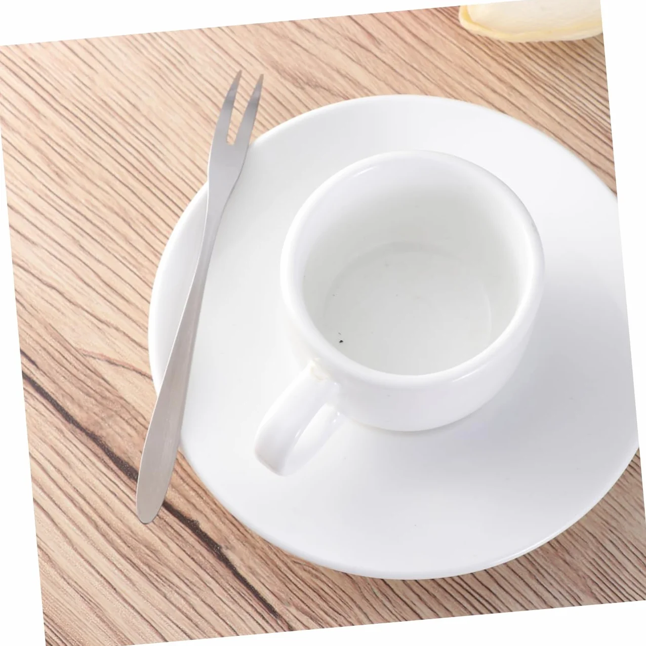 Widelce do owoców ze stali nierdzewnej 5 sztuk eleganckie do ciast deserów sałatek