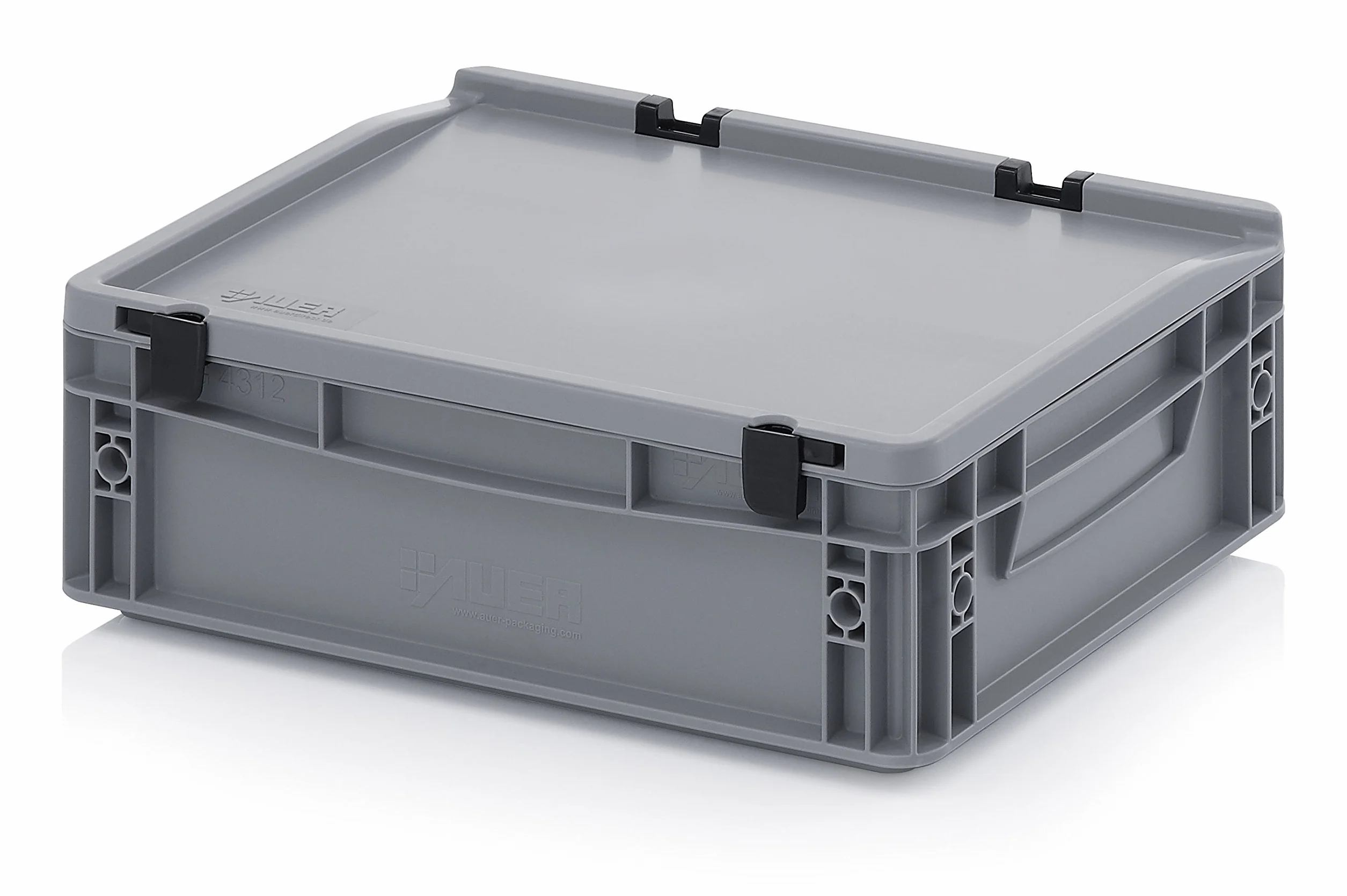 Auer Packaging Eurobox 40 x 30 x 13,5 cm z pokrywą na zawiasach
