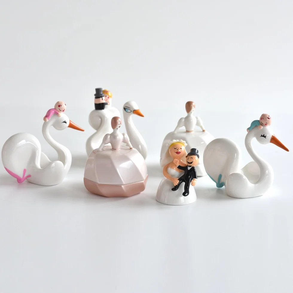 Alessi porcelana biała 8 x 7 x 11 cm